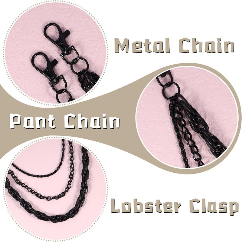 Milakoo Jeans Chains for Men Hip-hop Emo Biker Cool Chains Belt Unisex Punk Chains for Pants - Image 5